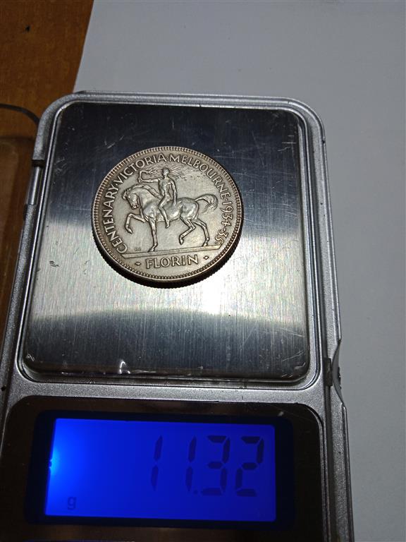 1934/35-Florin-Up-For-Comments-And-Grading-Please.